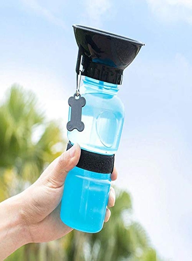 DRODRM Dog Water Bowl Bottle Sipper Portable Aqua Dog Travel Water Bottle Bowl 18-oz Dog Bottle 500ml Auto Dog Mug for Pets-1PCS -Multi Color-Plastic - Image 3